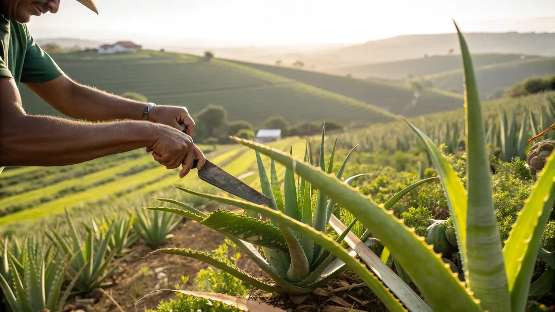 Alt text en español para la imagen:
Máscara nocturna de aloe vera bio orgánico, hidratación natural para piel radiante y rejuvenecedora