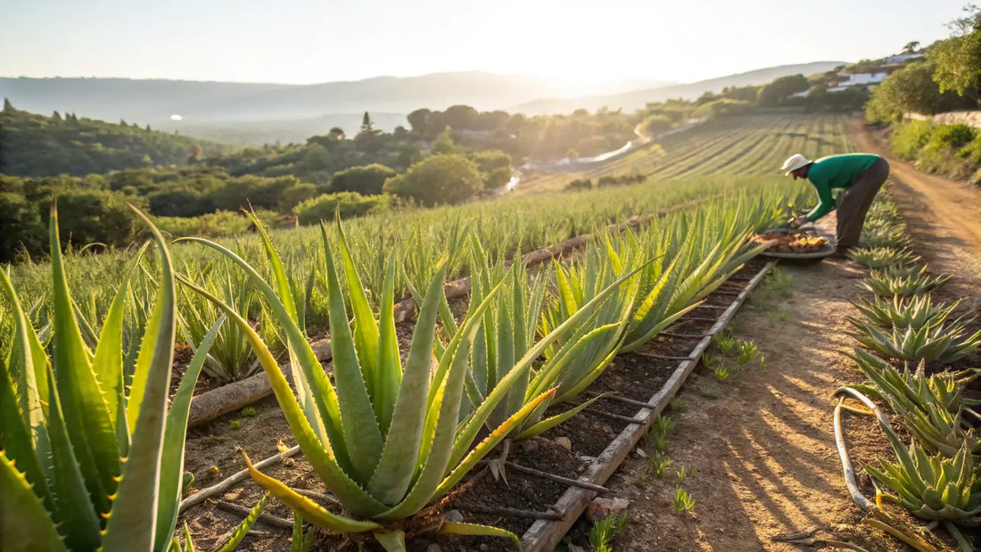Alt texto en español para la imagen de Aloegarve:
Crema orgánica de aloe vera para cuidado facial natural, producto vegano europeo de extracto puro