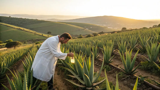 Luxuriöse Bio-Aloe Vera Hautpflege aus Portugal, nachhaltig und vegan, für strahlende und gepflegte Haut