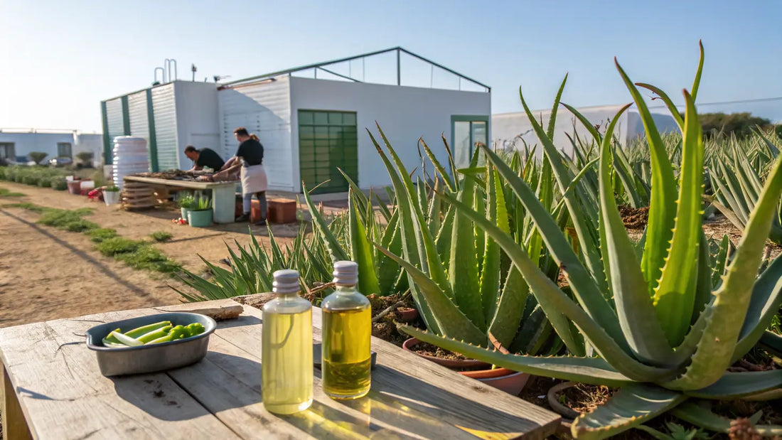 Alt texto para la imagen: Gel de Aloe Vera Orgánico Europeo, Cuidado Natural de Piel Vegano de Alta Calidad