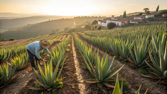 Alt-Text für Blog-Bild:
Bio-Aloe Vera Hautpflege aus Europa: Warum 99% Produkte ineffektiv und schädlich sind