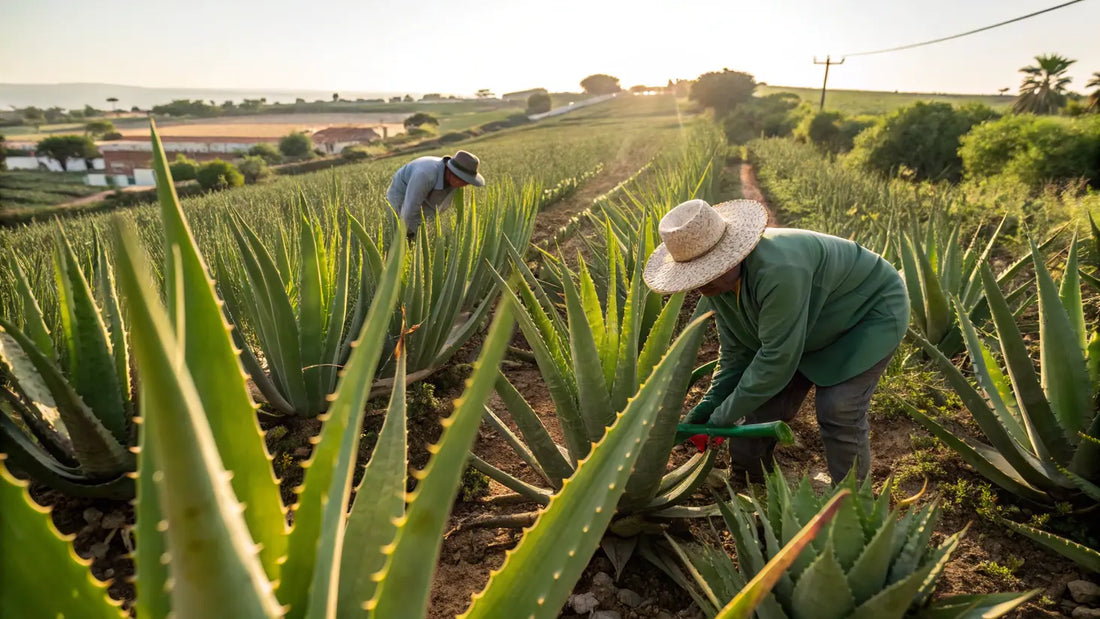Gel de Aloe Vera Orgánico Natural Europeo Hecho a Mano para Cuidado Facial Hidratante