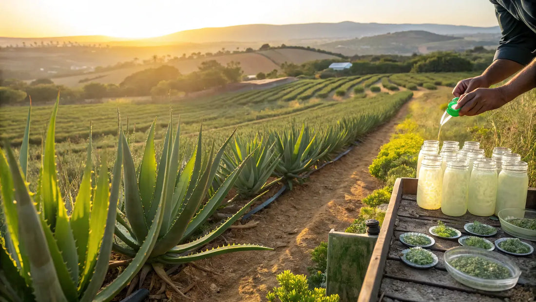 Gel de Aloe Vera Orgánico Aloegarve: Cosmética Natural Europea para Cuidado Facial Ecológico y Vegano