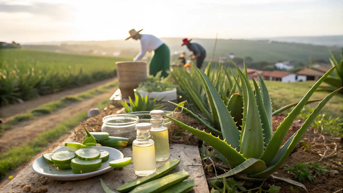 Guía completa de rutina de cuidado facial con aloe vera orgánico de Portugal para piel radiante y saludable