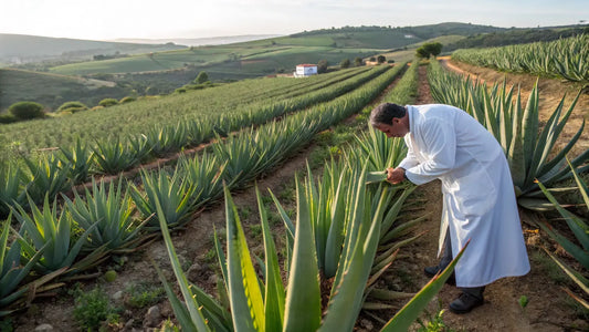 Alt-Text für das Blog-Bild:
Bio-Aloe Vera Gel aus Portugal mit 200% Konzentration, natürliche Hautpflege aus europäischer Produktion