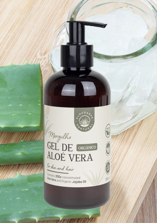 Aloe Vera Gel für schnelle Hautpflege: Natürliche Feuchtigkeit in Minuten, Bio-Konzentrat aus europäischer Algarve-Produktion