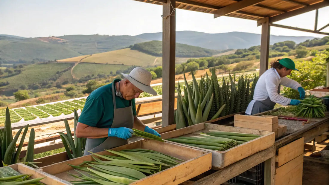 High Concentration Organic Aloe Vera Cream from European Skincare, Nourishing Natural Vegan Hydration