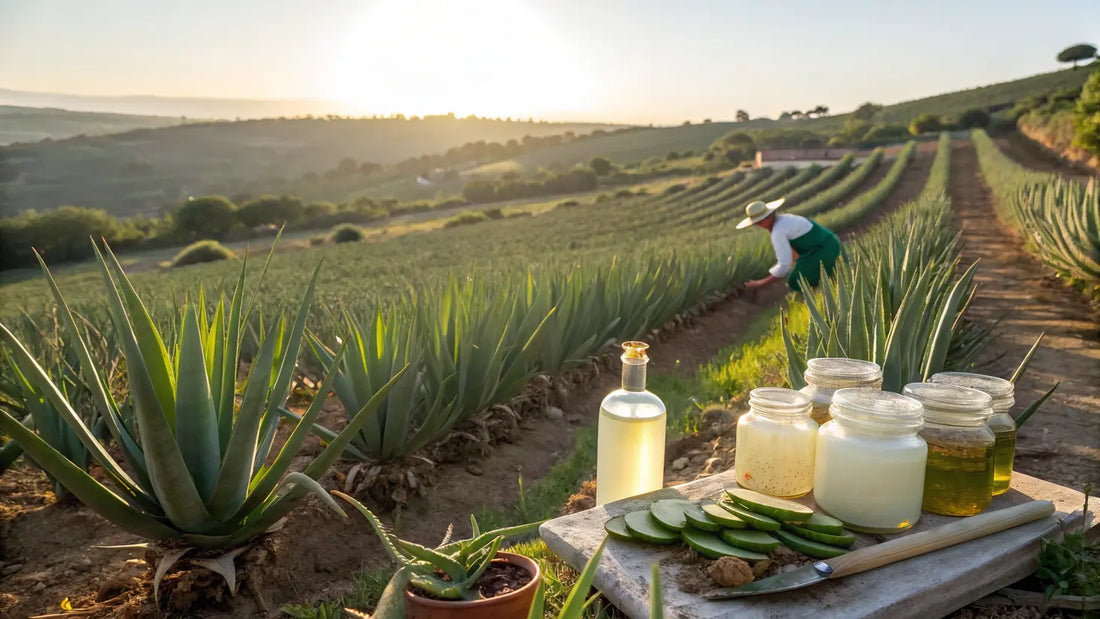 Máscara Nocturna de Aloe Vera Orgánico de Portugal: Hidratación Intensiva y Cuidado Natural para Pieles Sensibles
