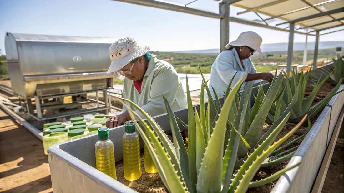 Organic European Aloe Vera Anti-Aging Skincare: Natural Gel and Mask for Youthful, Radiant Skin