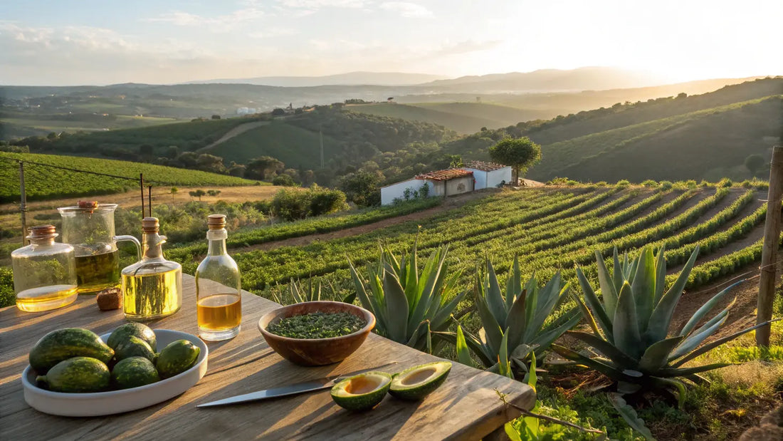 Alt Text: Gel de Aloe Vera Orgánico Europeo para Cuidado Natural de la Piel, Producto Vegano y Ecológico