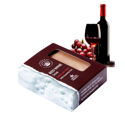 „Indulge Red“ – Rotweinseifenstück 100g