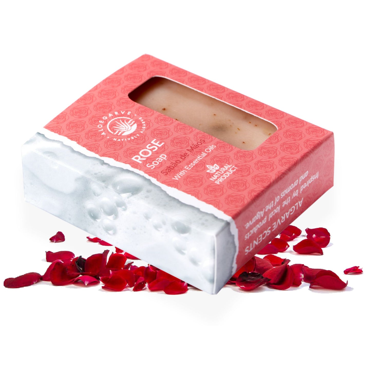 Pastilla de Jabón "Pétalos de Rosa Sedosos"