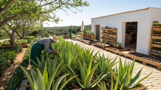 Aloe Vera Orgánico Puro del Algarve: Hidratación Natural para Piel Sensible y Cuidado Ecológico
