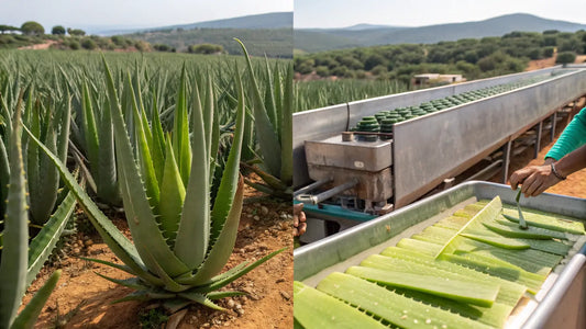 Aloe Vera Bio Puro do Algarve: Cosmética Natural em Frasco Verde Orgânico
