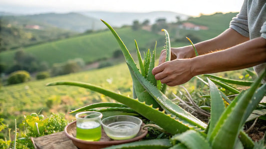 Gel de Aloe Vera 100% Orgânico Português para Hidratação e Cuidado Natural da Pele
