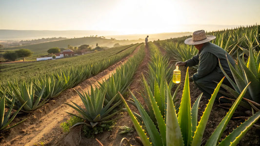 Alt Text en Español:

Gel orgánico de aloe vera de Aloegarve, producto cosmético natural portugués para cuidado facial ecológico
