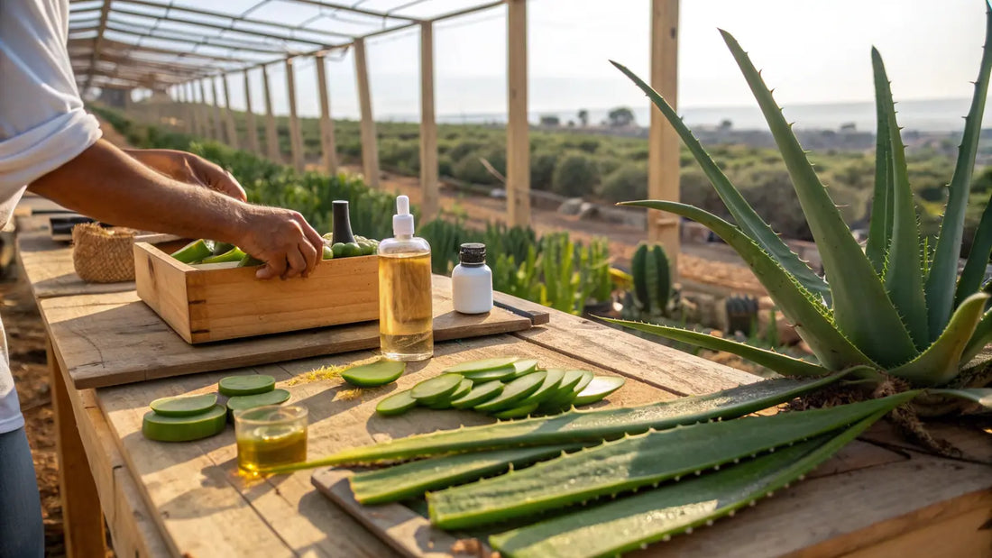 Organic European Aloe Vera Gel Revealing Natural Skincare Benefits for Hydration and Healing
