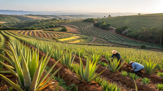 Here's the alt text in German for the image, optimized for SEO and natural language:

Natürliche Bio-Aloe Vera Hautpflege aus Portugal - Mythen Entlarvt & Pflanzenkraft Enthüllt
