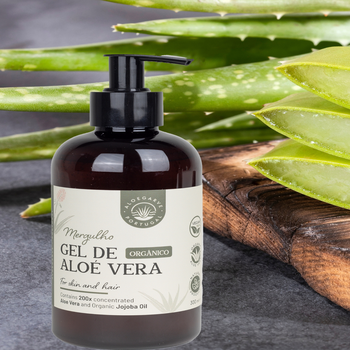 Here's an SEO-optimized alt text for the blog image:

Organic Aloe Vera Gel for Face: Natural European Skincare with Pure Aloe Vera Leaves
