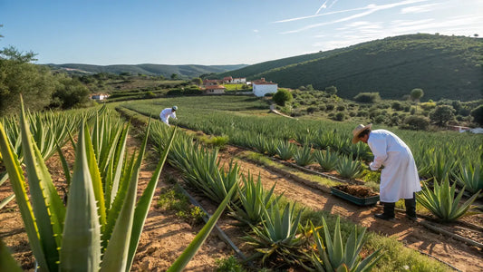 Crema orgánica de aloe vera europea con hidratación natural para cuidado facial y corporal ecológico

