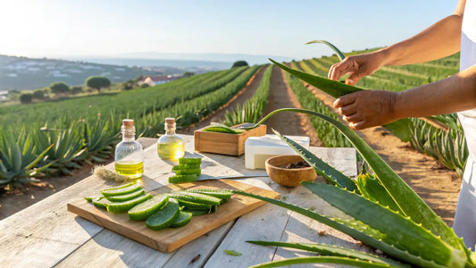 Gel de Aloe Vera Orgánico Puro de Aloegarve: Cuidado Natural para Piel Sensible Certificado en Europa
