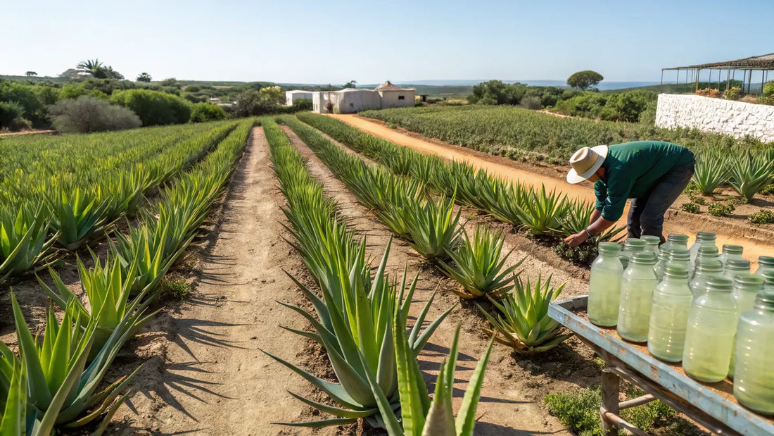 Organic Aloe Vera Skincare from Portugal's Farm: Natural, Vegan European Beauty Solution
