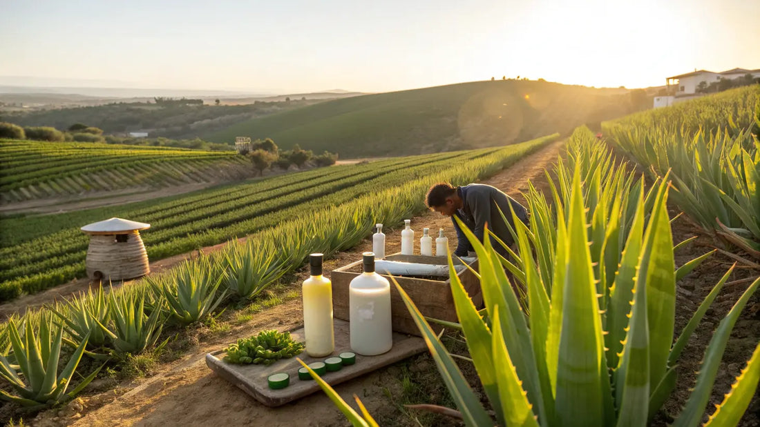 Gel de Aloe Vera Orgânico do Algarve: Solução Natural para Pele Sensível e Hidratação Intensiva
