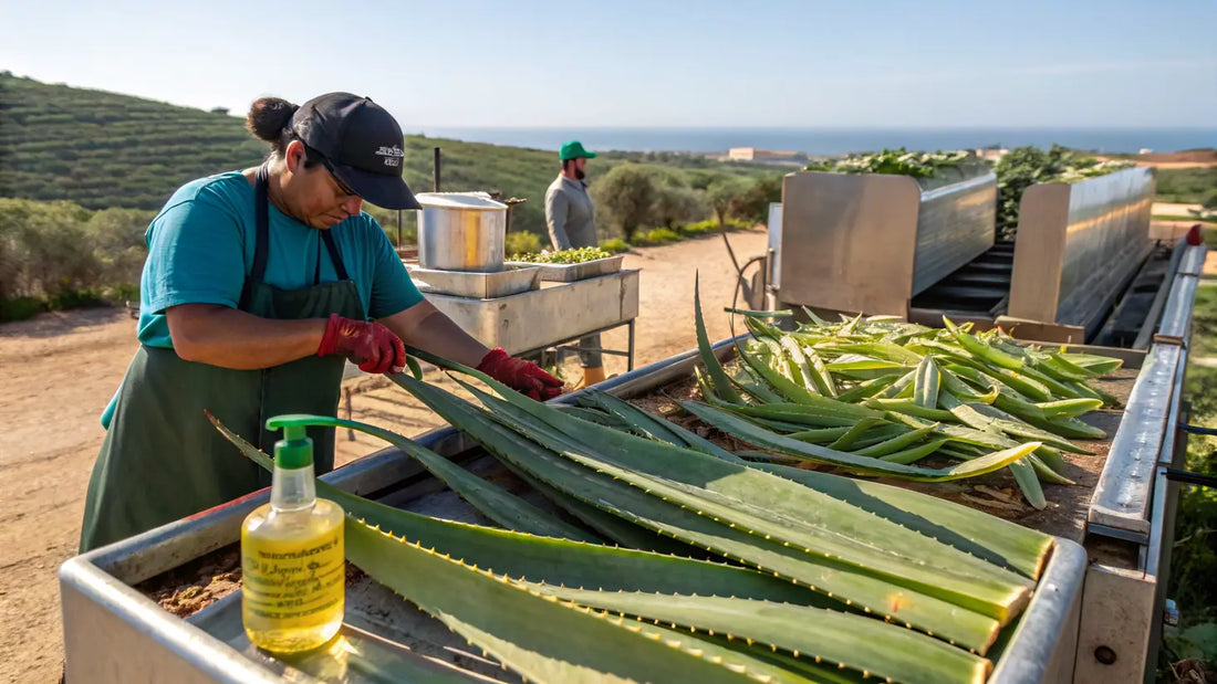 Pure European Organic Aloe Vera Skincare Gel Showcasing Natural Botanical Wellness and Hydration
