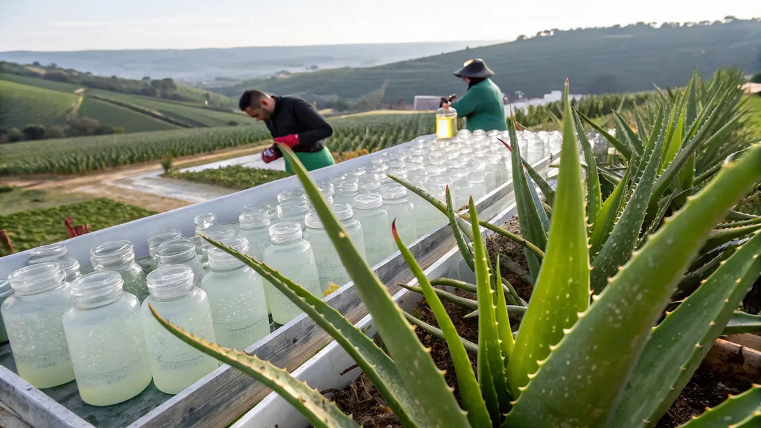 Natürliche Bio-Aloe Vera Winterpflege: 200% konzentriert, vegan, Made in Europa für strahlende Haut
