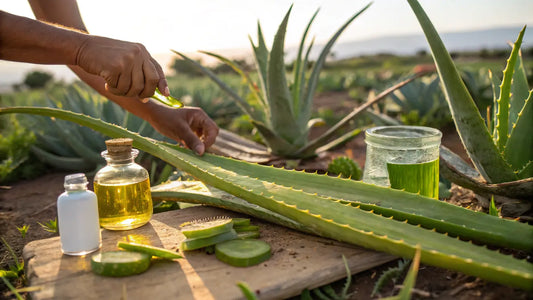 Based on the guidelines and the content, here's an optimized alt text for the image:

Gel Aloe Vera Bio Hydratant pour Peaux Sensibles, Soin Naturel Apaisant Européen
