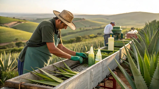 Colección Verde de Aloe Vera Aloegarve: Tratamiento Natural Premium para Transformación de Piel Orgánica Europea

