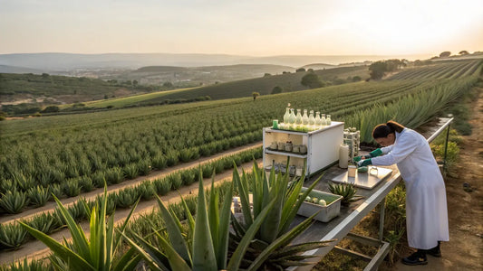 Creme Anti-Rugas Português de Aloe Vera Orgânico, Skincare Natural do Algarve para Pele Radiante
