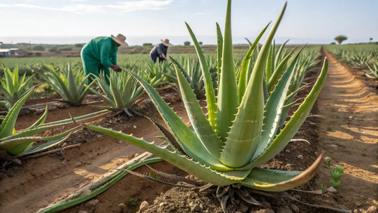 Premium European Organic Aloe Vera Skincare Natural Vegan Wellness Product Close-Up
