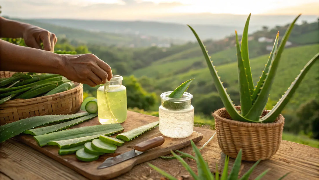 Crema facial orgánica de aloe vera bio de Aloegarve, hidratación natural para piel radiante y rejuvenecedora
