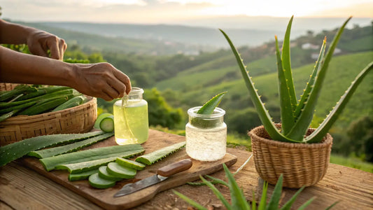 Crema facial orgánica de aloe vera bio de Aloegarve, hidratación natural para piel radiante y rejuvenecedora
