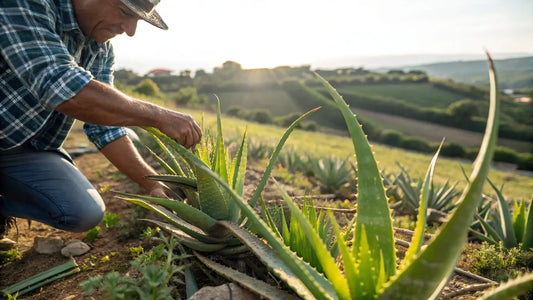 Alt-Text für das Blog-Bild:

Bio-Kosmetik Made in EU: Nachhaltige Aloe Vera Hautpflege mit europäischer Zertifizierung
