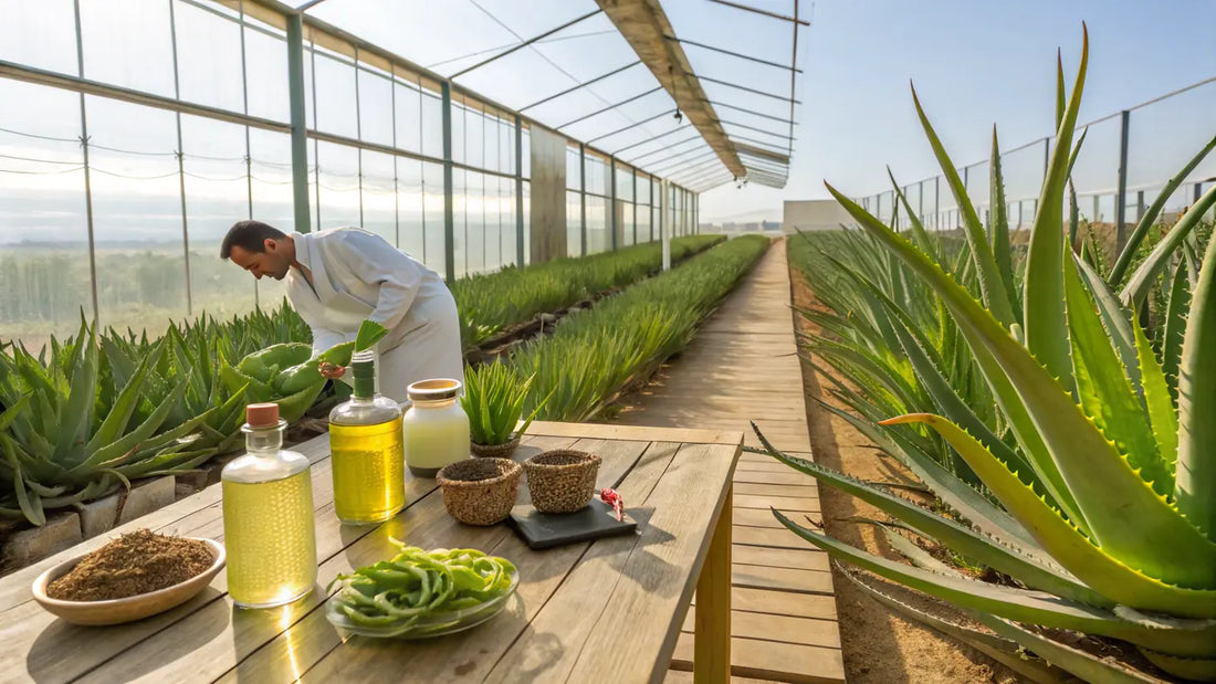 Aloe Vera Orgánico Europeo: Gel Hidratante Natural para Cuidado Facial Ecológico
