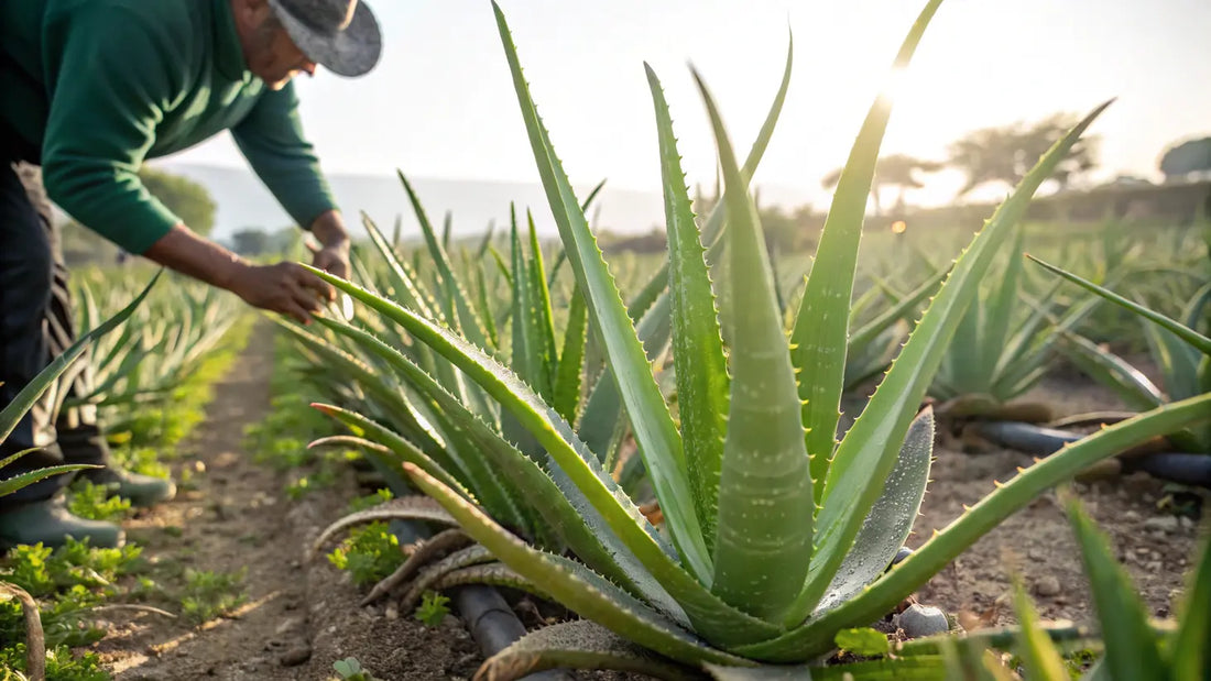 Alt text en español:

Gel de Aloe Vera orgánico para atletas, cuidado de piel natural europeo para recuperación deportiva

