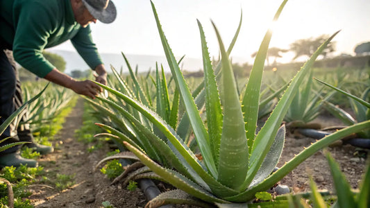 Alt text en español:

Gel de Aloe Vera orgánico para atletas, cuidado de piel natural europeo para recuperación deportiva

