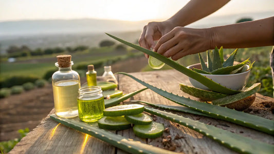 Gel de Aloe Vera 100% Natural da Aloegarve: Hidratação Orgânica para Pele Radiante e Saudável
