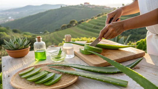 Creme Vegano Anti-Rugas Aloegarve: Hidratação Orgânica com Aloe Vera Português para Pele Jovem
