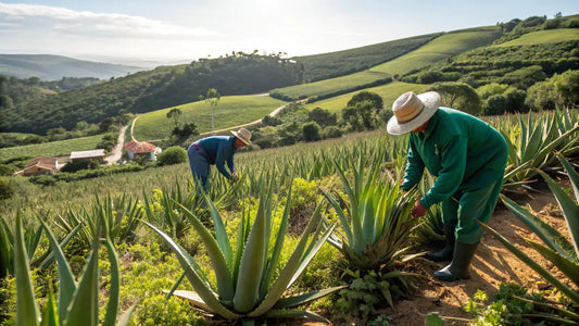 Alt-Text (Deutsch):

Natürliche Bio-Aloe Vera Hautpflege aus Europa: Sichere, vegane Inhaltsstoffe für gesunde Haut
