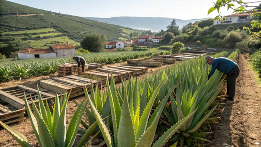 Alt texto para la imagen:

Gel orgánico de aloe vera natural europeo, producto de skincare vegano de Aloegarve en plantación ecológica portuguesa
