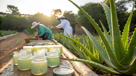 Alt texto para imagen: Gel de Aloe Vera Orgánico Natural Europeo | Cuidado Facial Vegano Sostenible Aloegarve
