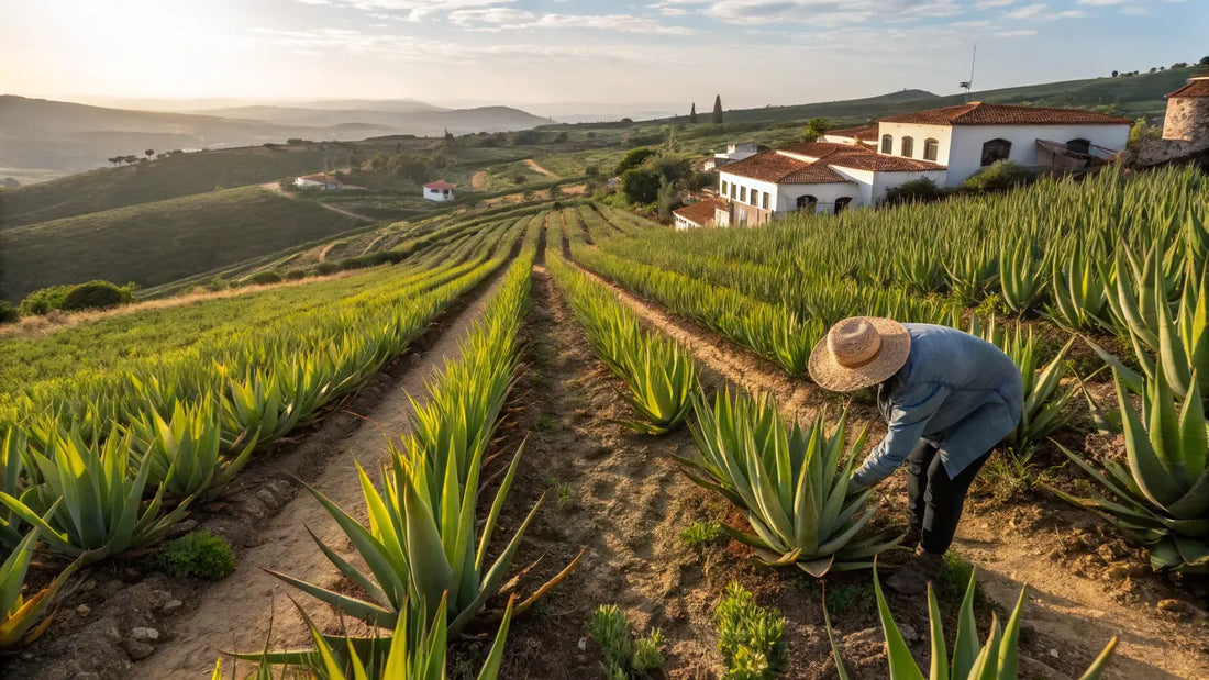 Aloe Vera Gel von Aloegarve: Natürliche, vegane Skincare aus portugiesischen Bio-Plantagen für strahlende Haut
