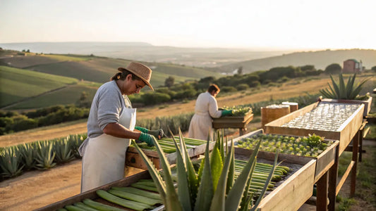 Organic European Aloe Vera Skincare Product Showcasing Natural Vegan Beauty Essentials
