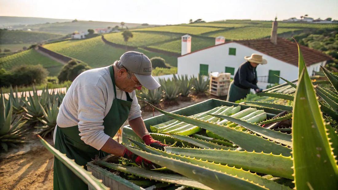 Élixir Anti-Rides Bio à l'Aloe Vera Portugais: Soin Naturel Hydratant pour Régénérer la Peau
