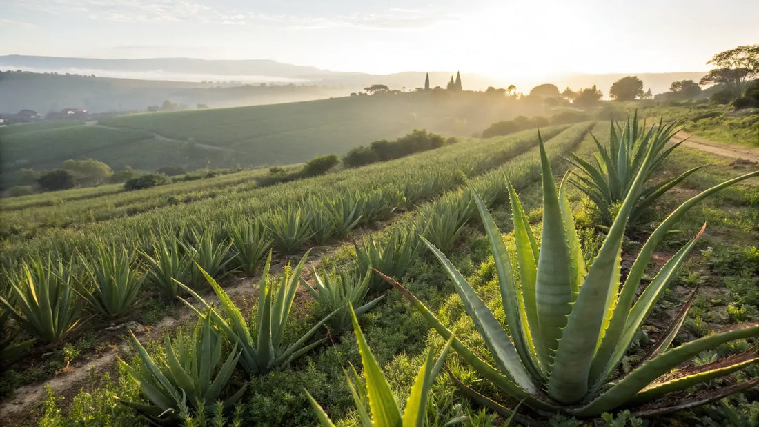 Natürliche Bio-Aloe Vera Erste-Hilfe Gel für Familienhaut: Sanfte Heilung von Aloegarve-Plantagen
