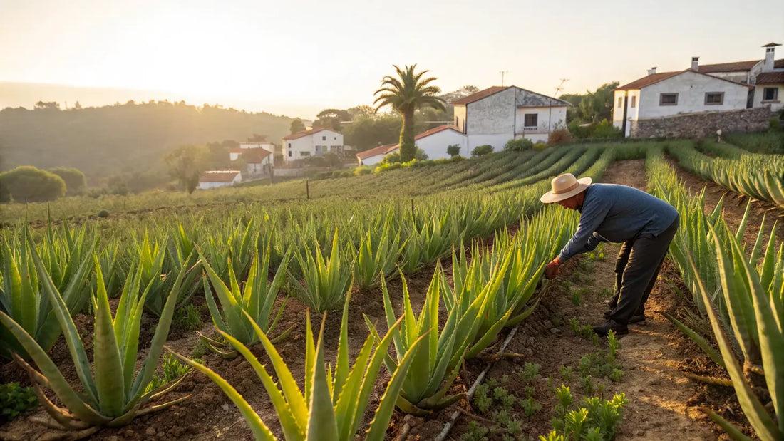 Alt texto en español:

Cosmética natural de aloe vera orgánico europeo para cuidado facial sensible y antienvejecimiento
