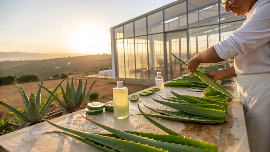 Aloe Vera Orgânico para Hidratação Intensa no Inverno | Cuidados Naturais da Pele de Portugal

